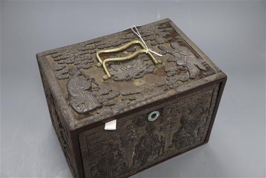 A Chinese mahjong set with lacquer case, Not Ivory but Ivorine